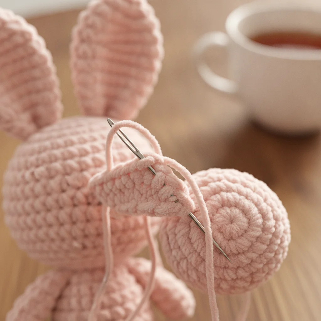 Amigurumi blog inline image: The Ultimate Guide to Seamless Amigurumi Assembly: Sewing Techniques and Tips