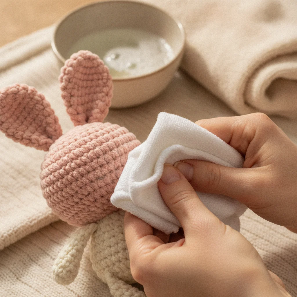 Amigurumi blog inline image: Spot Cleaning and Stain Removal Guide for Amigurumi Toys
