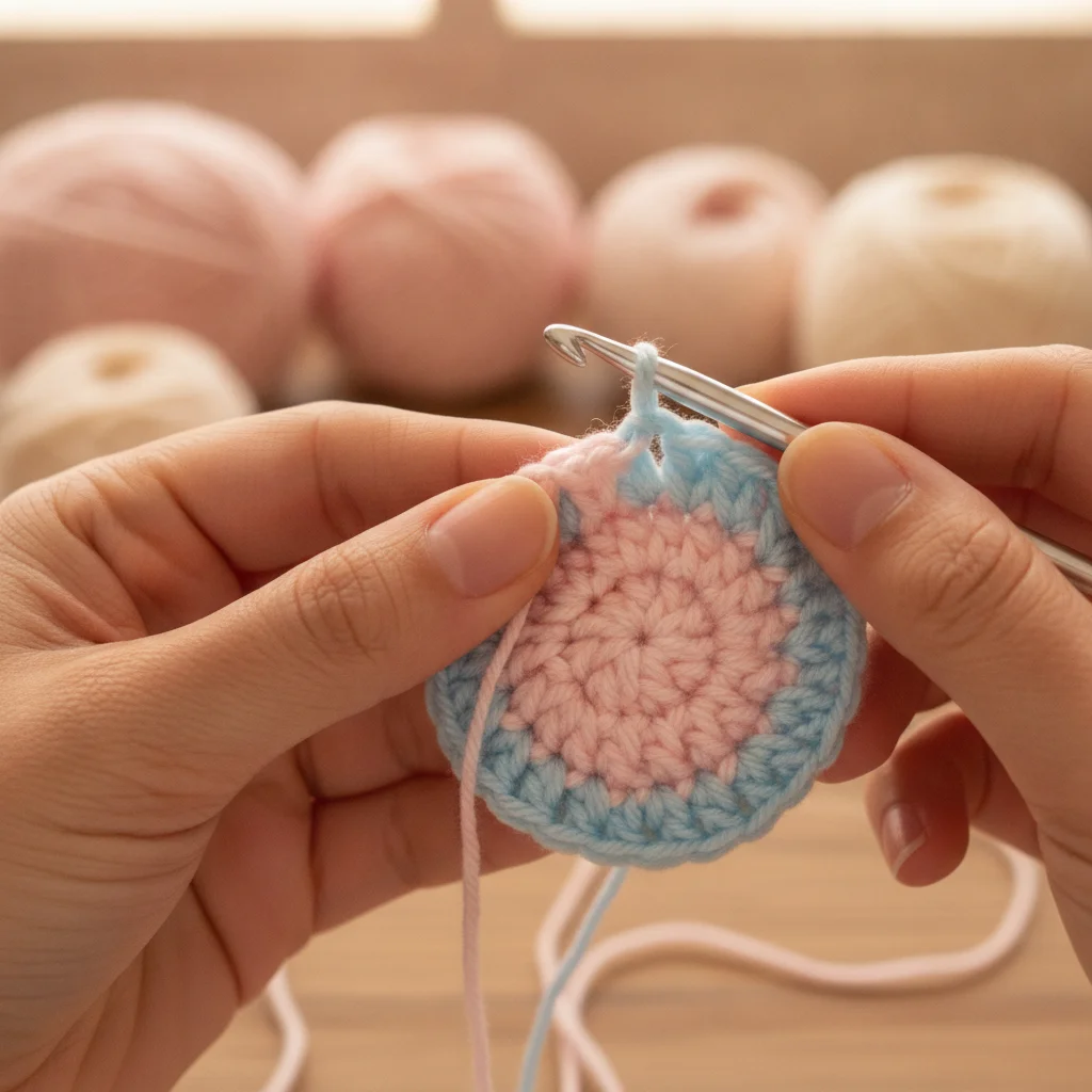 Amigurumi blog inline image: Seamless Color Changes in Amigurumi: Tips for Flawless Toys