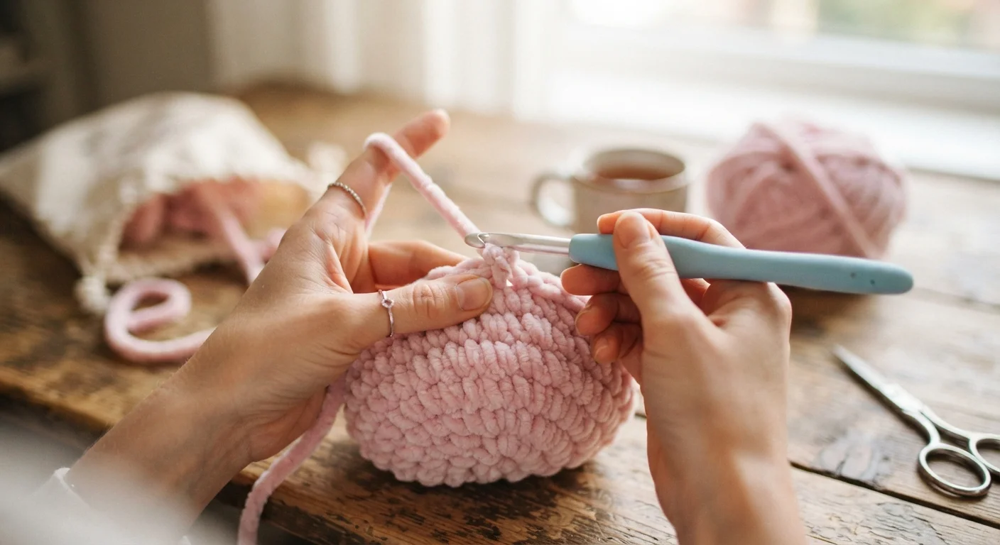 Amigurumi blog inline image: Complete Guide to Chenille and Velvet Yarn Amigurumi: Crafting Cloud-Soft Plushies