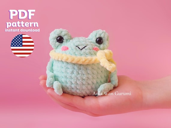 Az Dikişli Kurbağa Amigurumi Örgü Tarifi
